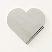 Personalized Heart-Shaped Vow Book| My Promises to ノートブック (裏面)