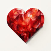 Personalized Heart Spiral NoteBook For Work& Study ノートブック (裏面)