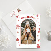 Personalized Hedgehog Christmas Return Label ラベル