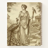 Personalized Hera Affirmations Journal ノートブック (裏面)