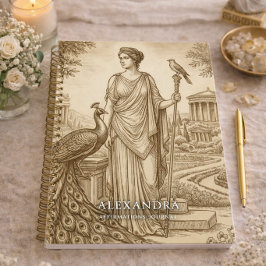 Personalized Hera Affirmations Journal ノートブック