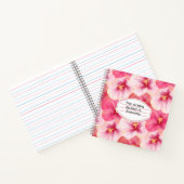 Personalized Hibiscus Floral Journal ノートブック (内部)