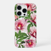 Personalized High-Poly Peony Phone Case iPhoneケース (裏面)