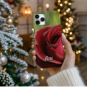 Personalized High-Poly Rose In Bloom Phone Case iPhoneケース