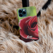 Personalized High-Poly Rose In Bloom Phone Case iPhoneケース