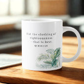 Personalized Hijab Line Art Mug Quran Verse 7:26 ジャンボコーヒーマグカップ