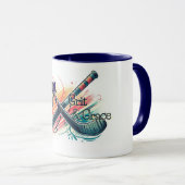 Personalized Hockey Player Mug マグカップ (正面右)