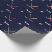 Personalized Hockey Wrapping Paper  ラッピングペーパー (角)