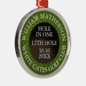 Personalized Hole in One Award メタルオーナメント (右)