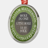 Personalized Hole in One Award メタルオーナメント (左)