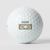 Personalized Hole in One Titleist Pro V1 ゴルフボール (正面)