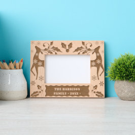 Personalized Holiday レーザー彫刻フレーム