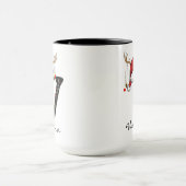 Personalized Holiday Alphabet Mug for Teachers マグカップ (中央)