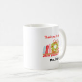 Personalized Holiday Gift for Educators コーヒーマグカップ (正面右)