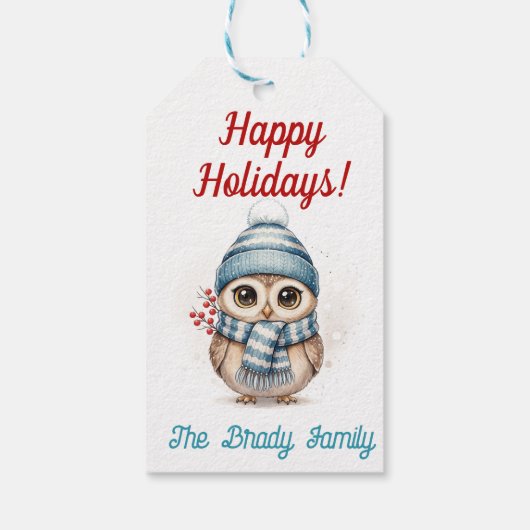 Personalized holiday gift tag ギフトタグ (裏面)