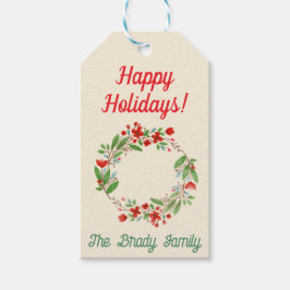 Personalized holiday gift tag ギフトタグ
