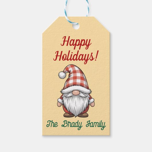 Personalized holiday gift tag ギフトタグ (正面)