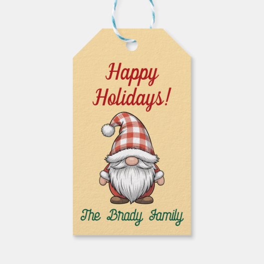 Personalized holiday gift tag ギフトタグ (裏面)