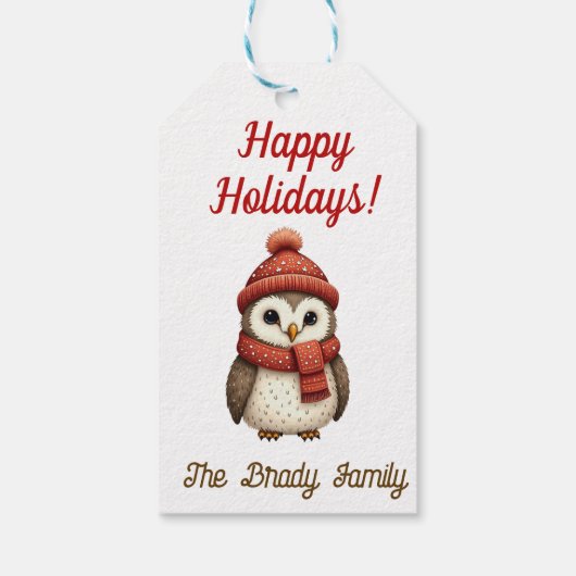 Personalized holiday gift tag ギフトタグ (裏面)