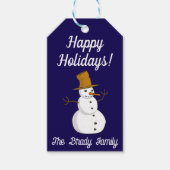 Personalized holiday gift tag ギフトタグ (正面)