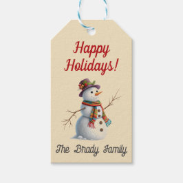 Personalized holiday gift tag ギフトタグ