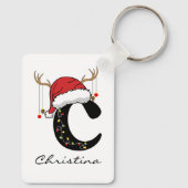 Personalized Holiday Keychain for Mom or Grandma キーホルダー (裏面)