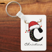 Personalized Holiday Keychain for Mom or Grandma キーホルダー (正面)