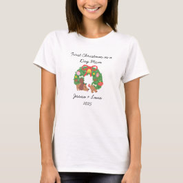 Personalized Holiday Shirt for Dog Lovers Tシャツ
