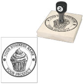 Personalized Homemade Logo Custom Large ラバースタンプ (押印)