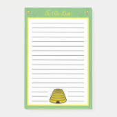 Personalized Honey Bee To Do List ポストイット (正面)