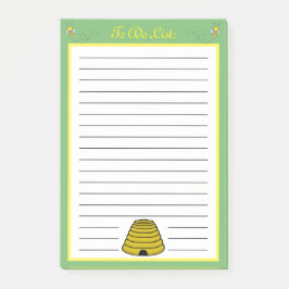 Personalized Honey Bee To Do List ポストイット