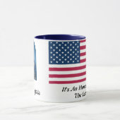 Personalized Honor To Serve The Country Hero Mug マグカップ (中央)
