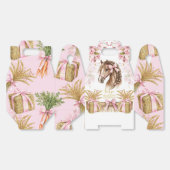 Personalized Horse Gift Girly Blush Pink フェイバーボックス (見開き)