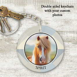 Personalized Horse Lover Photo キーホルダー