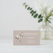 Personalized Horse Trainer Business Cards 名刺 (スタンド正面)