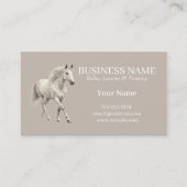 Personalized Horse Trainer Business Cards 名刺 (正面)