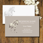 Personalized Horse Trainer Business Cards 名刺