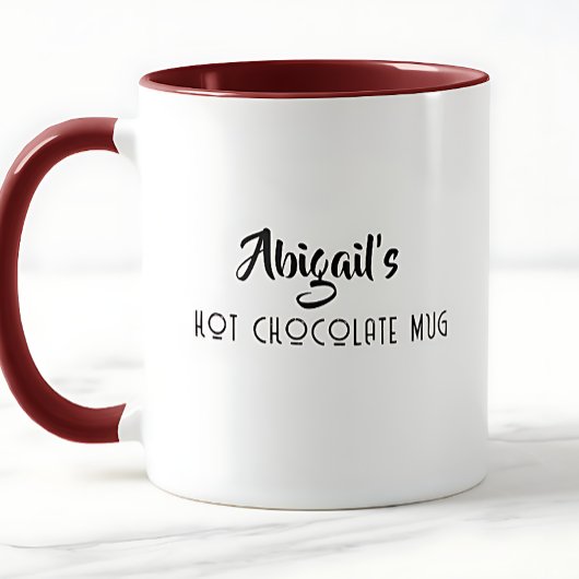  Personalized  Hot  Chocolate Mug マグカップ