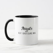  Personalized  Hot  Chocolate Mug マグカップ (左)
