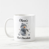 Personalized Hot Chocolate Mug for Kids コーヒーマグカップ (左)