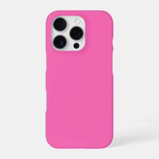 Personalized Hot Pink iPhone Case with Custom iPhoneケース (裏面)