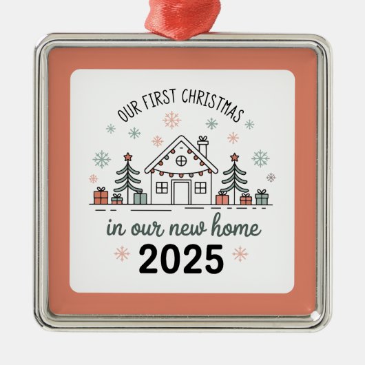 Personalized Housewarming Keepsake メタルオーナメント (正面)