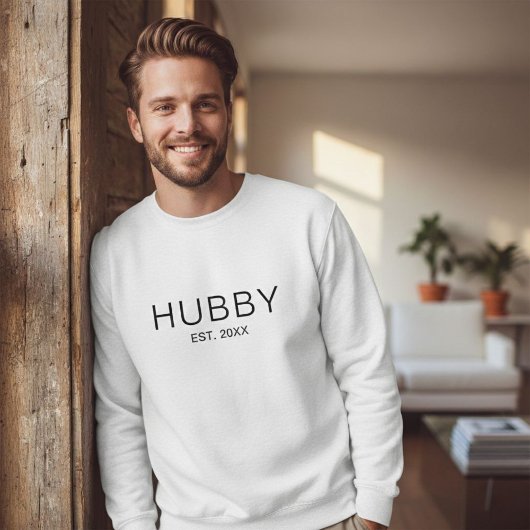 Personalized Hubby Sweatshirt スウェットシャツ
