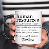 Personalized Human Resources Definition マグカップ