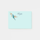 Personalized Hummingbird Notes ポストイット (正面)