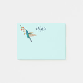 Personalized Hummingbird Notes ポストイット