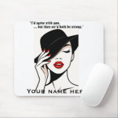 Personalized humorous mouse pad マウスパッド (マウス)
