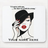Personalized humorous mouse pad マウスパッド (正面)
