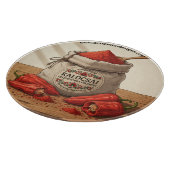 Personalized Hungarian Kalocsai Paprika  カッティングボード (角)