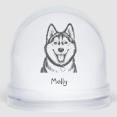 Personalized Husky Dog Christmas (正面)